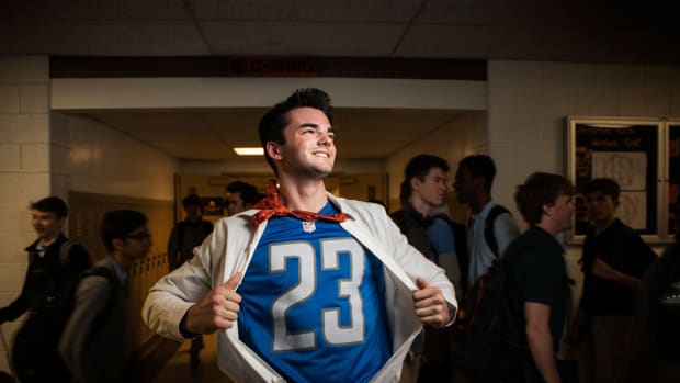 Detroit Lions NFL super fan